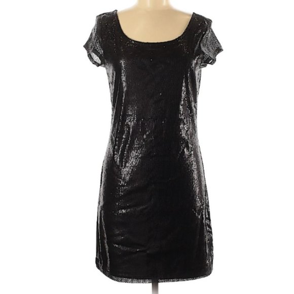 Jack Sequin Black Dress - Picture 1 of 7